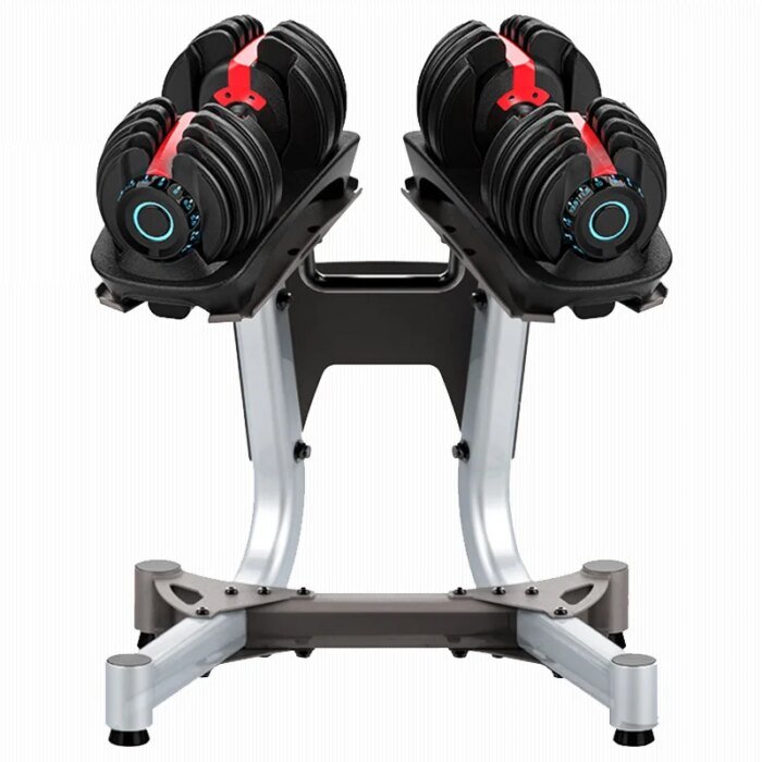 Custom Logo Adjustable Dumbbells Set Gym Weights - Image 3