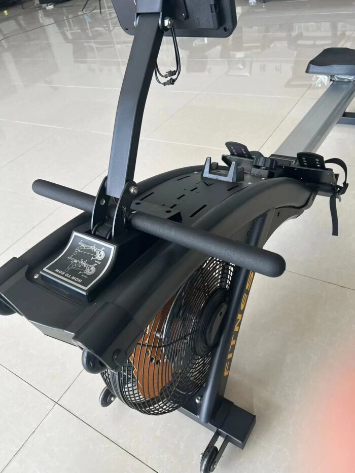 J S6 Commercial Wind Resistance Foldable Air Rowing Machine - Image 6