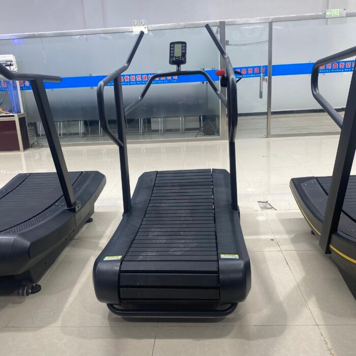 Heavy-Duty Non-Motorized Curved Treadmill Commercial - Image 5