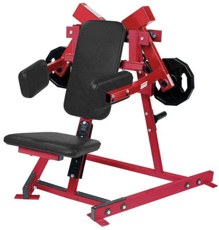 Gym Equipment Strength Training Shoulder Exerciser Standing Plate Loaded Lateral Raise Machine Safety Stainless Steel Adjustable - Image 3