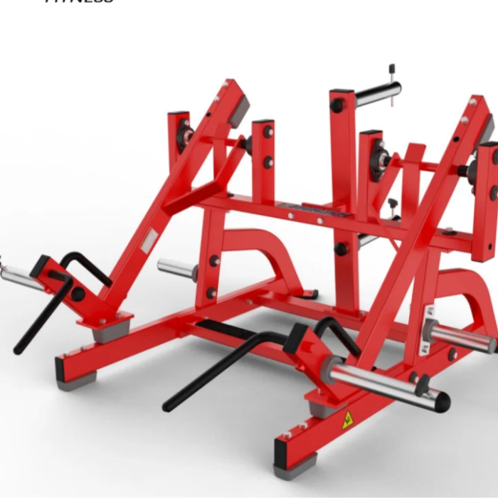 Commercial SS Squat Machine w/ Dip Attachment Adjustable Safety - Image 3