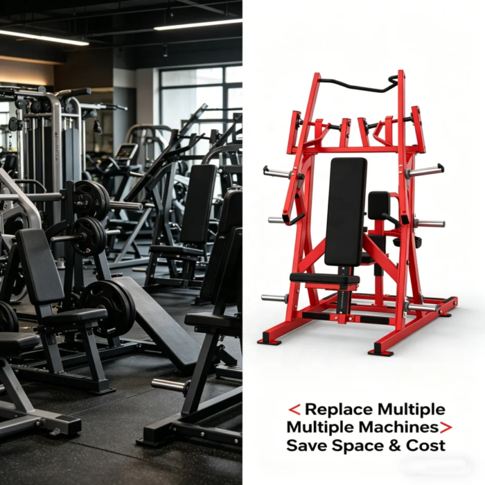 Commercial Plate Loaded Chest Press Gym Machine - Image 2