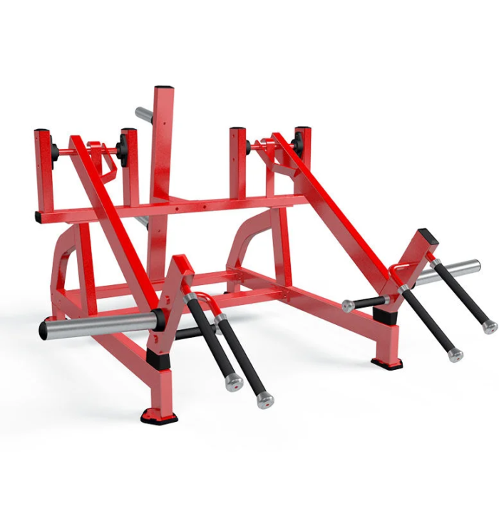 Commercial SS Squat Machine w/ Dip Attachment Adjustable Safety - Image 6