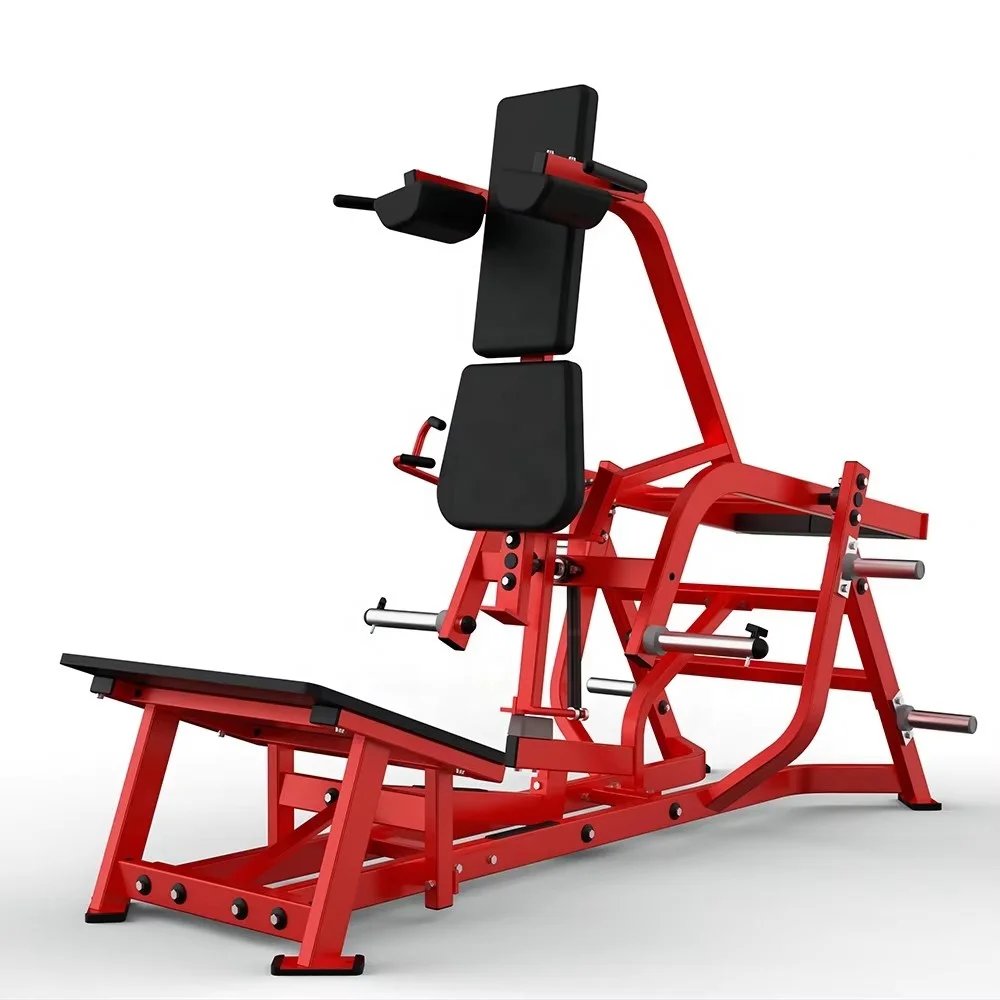 V-squat Trainer:Stainless Steel Adjustable Gym Machine
