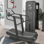 Heavy-Duty Non-Motorized Curved Treadmill Commercial - Image 3