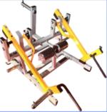 Commercial SS Squat Machine w/ Dip Attachment Adjustable Safety - Image 2