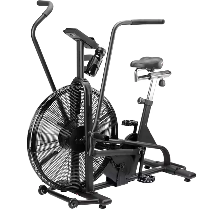 High Quality Indoor Air Bike Wind Resistance Spinning Bike with Screen - Image 3