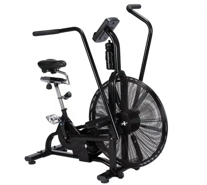 High Quality Indoor Air Bike Wind Resistance Spinning Bike with Screen - Image 2