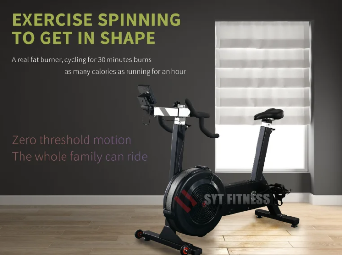J S6 Air Bike Wind Resistance Indoor Exercise Equipment - Image 5