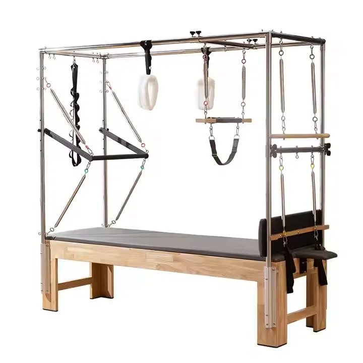 Core Bed Reformer Cadillac Pilates Machine with Custom Logo for Fitness Studios & Home Gyms