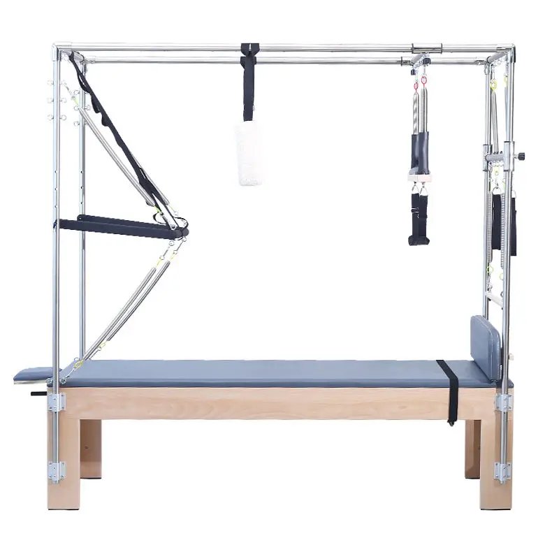 Pilates Reformer Cadillac Home Use with 660000 Stretch Resistant Springs Core Trainer