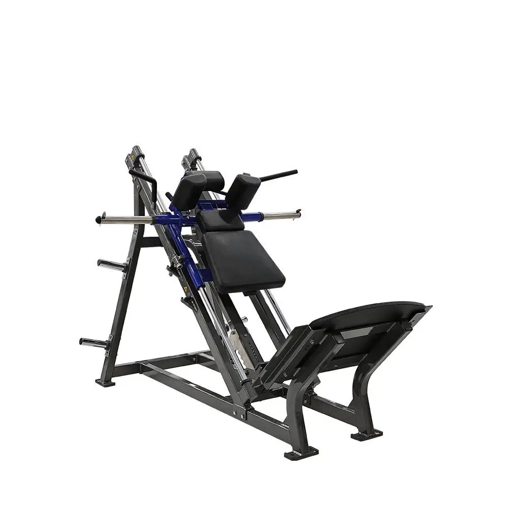 45 Degree Hack Squat Machine Commercial Steel with 229KG Weight for Gym Strength Training