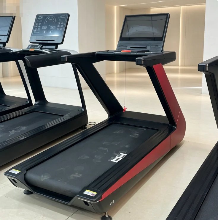 Commercial Treadmill with 15.6" Touch Screen & Foldable Design for Home Gym