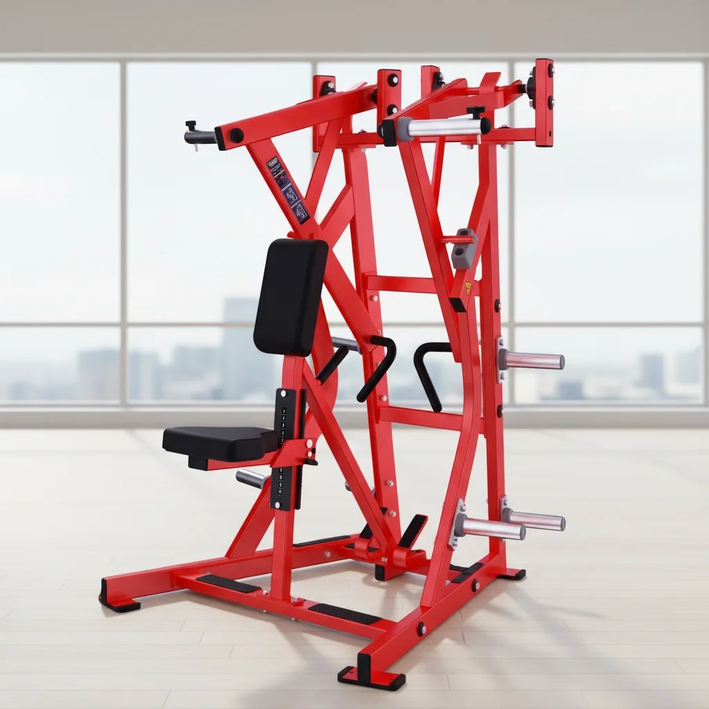 Lso-Lateral Low Row 1.6T Plate Loaded Machine for Commercial Gym Back Training