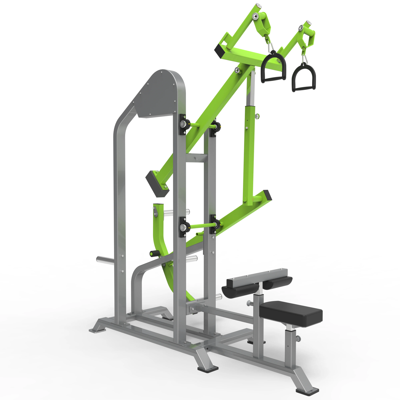 Plated Loaded ISO Pulldown Machine Commercial Gym Strength Training Equipment with 200kg Load Capacity