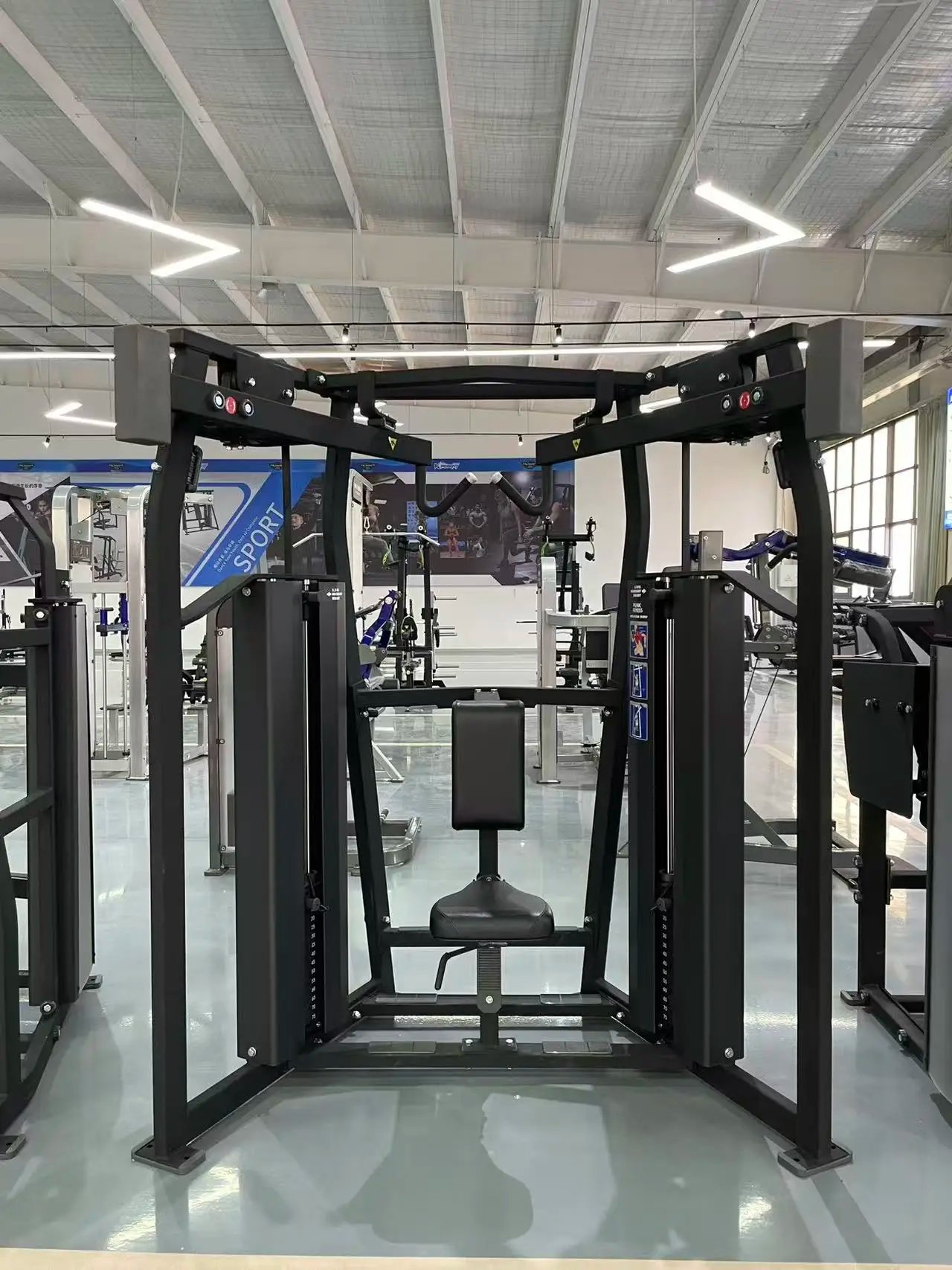 Iso-Lateral High Row Machine for Back Strength Training with 300kg Load Capacity Commercial Gym Equipment - Image 3