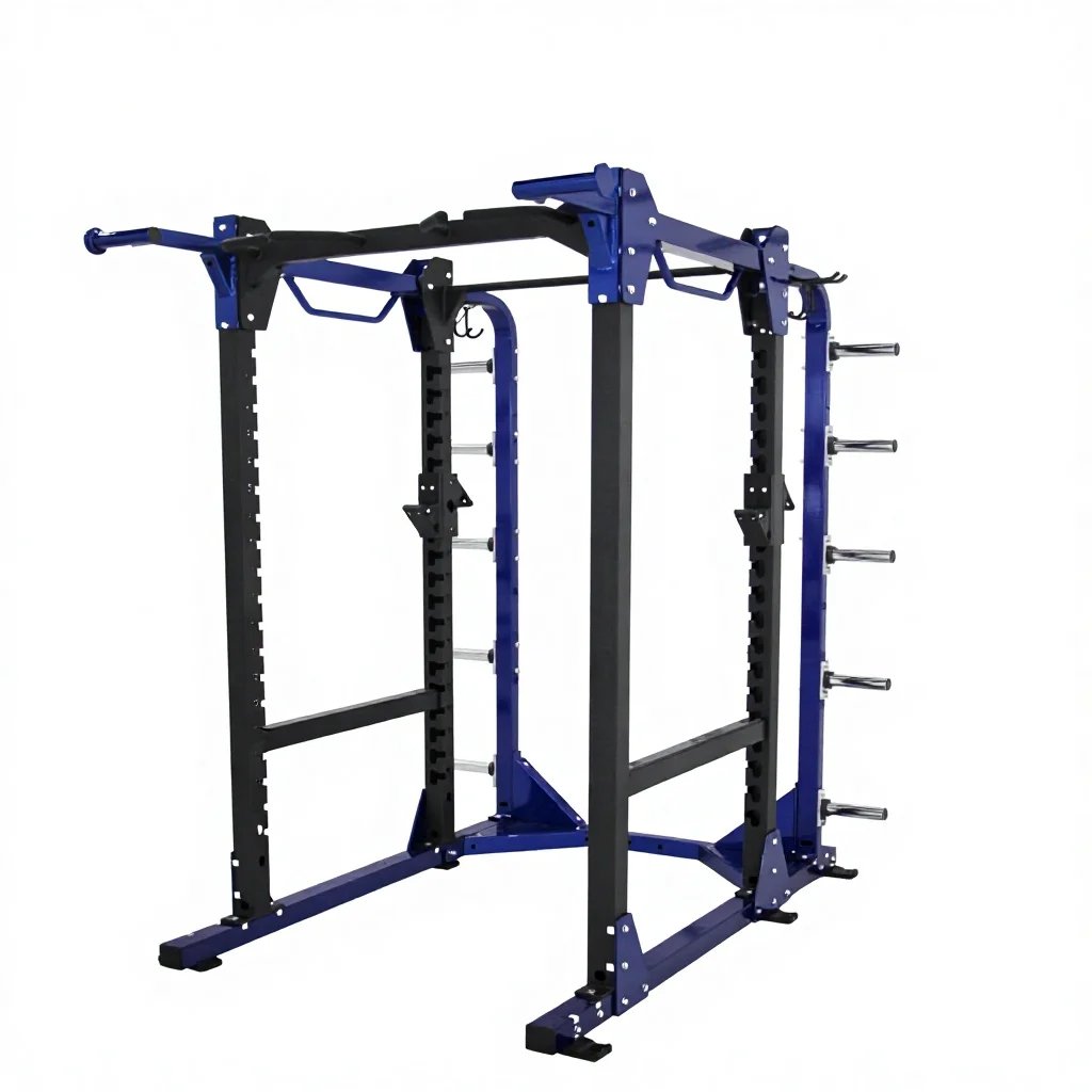 Heavy-Duty Steel Outdoor Fitness Half Rack for Commercial Gyms CE ISO Certified
