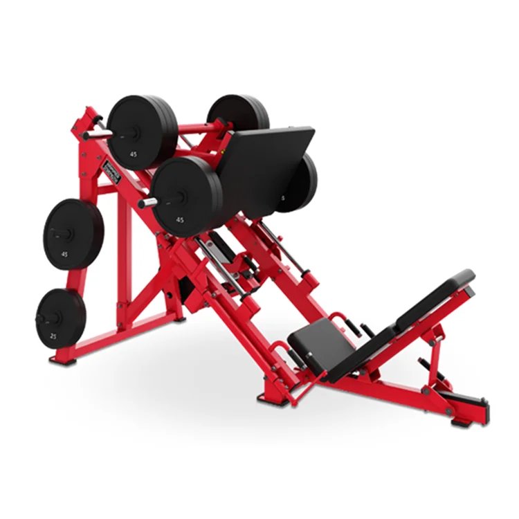 Linear Leg Press Machine for Commercial Gyms with Angled Design and Non-slip Platform