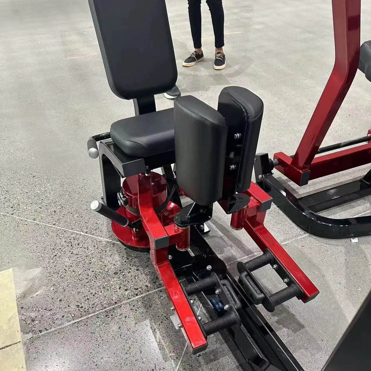 2-in-1 Thigh & Glute Training Machine with 80kg Weight Stack for Commercial Gyms