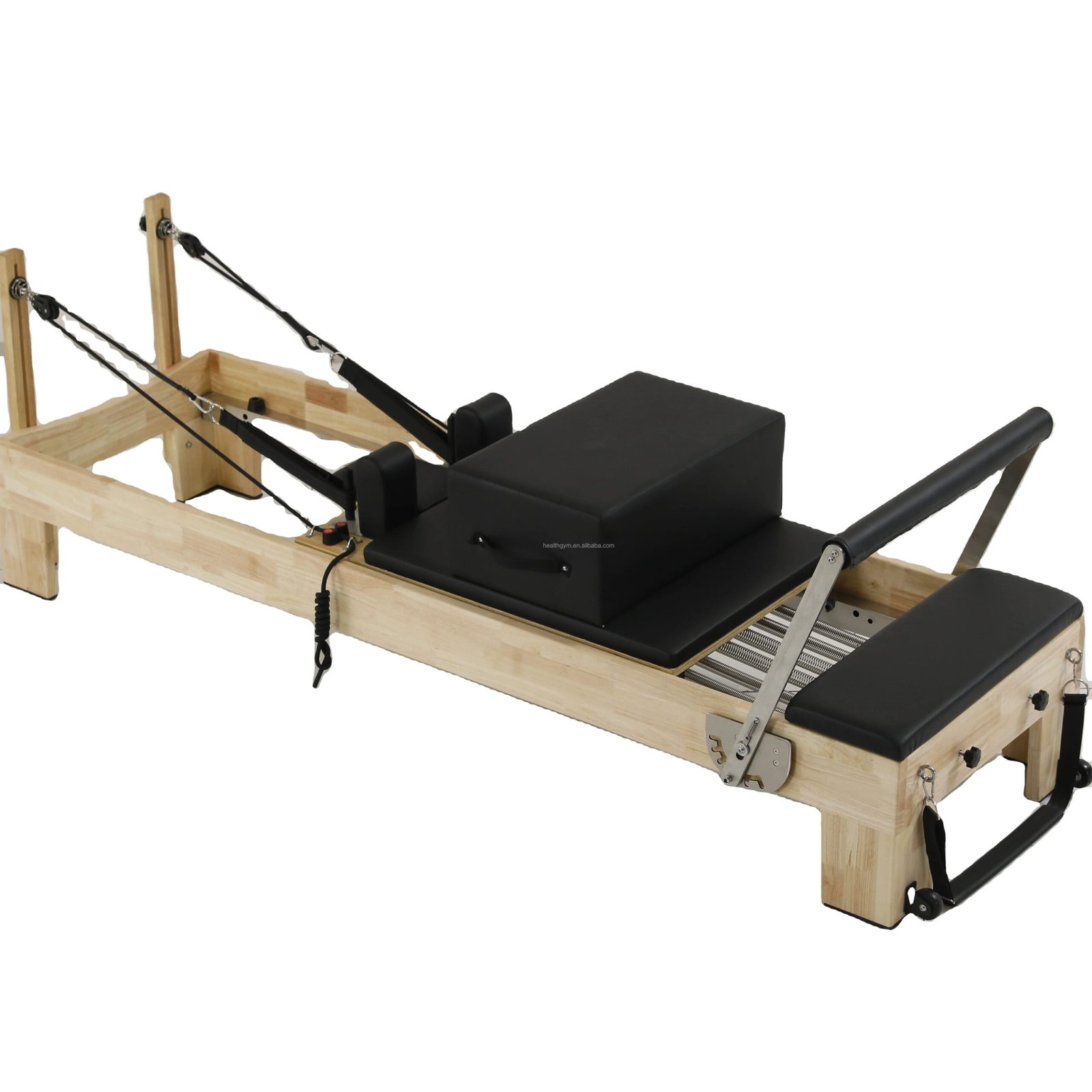 Pilates Reformer Machine with Premium Maple Wood for Studio & Commercial Gym Use