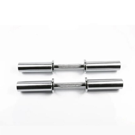 220cm Silver Steel Barbell Bar with Adjustable Weight for Home Gym Strength Training