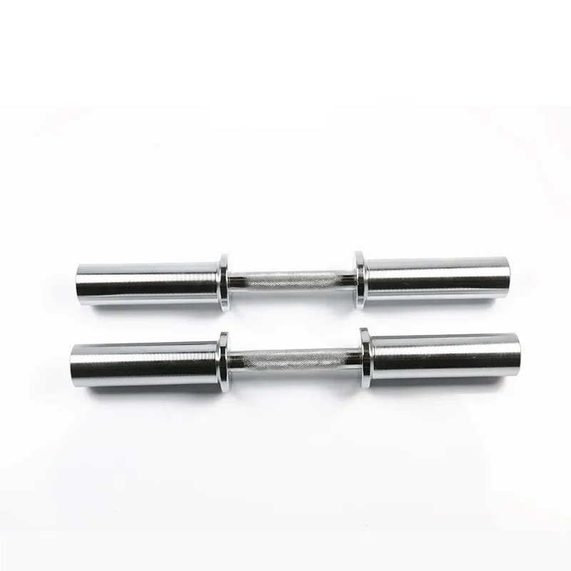 220cm Silver Steel Barbell Bar with Adjustable Weight for Home Gym Strength Training