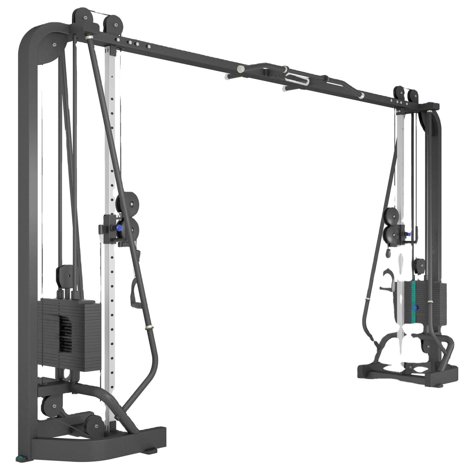 Commercial Gym Q235 Cable Crossover Functional Trainer with 360° Rotation Pulleys for Strength & Functional Workouts
