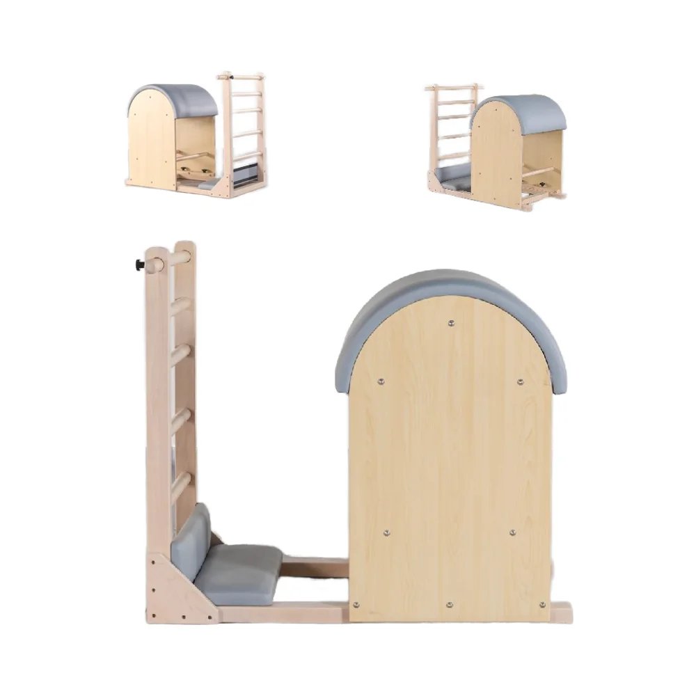 Pilates Ladder Barrel with Adjustable Length for Home Studio Flexibility Training