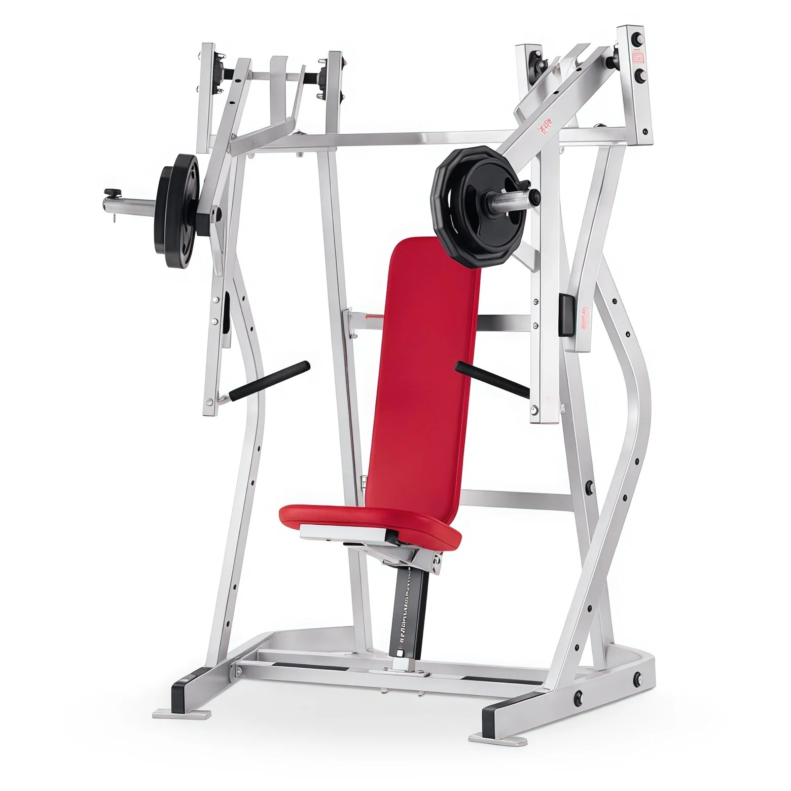 Commercial Gym Steel Plate Loaded Incline Chest Press with Iso-Lateral Design