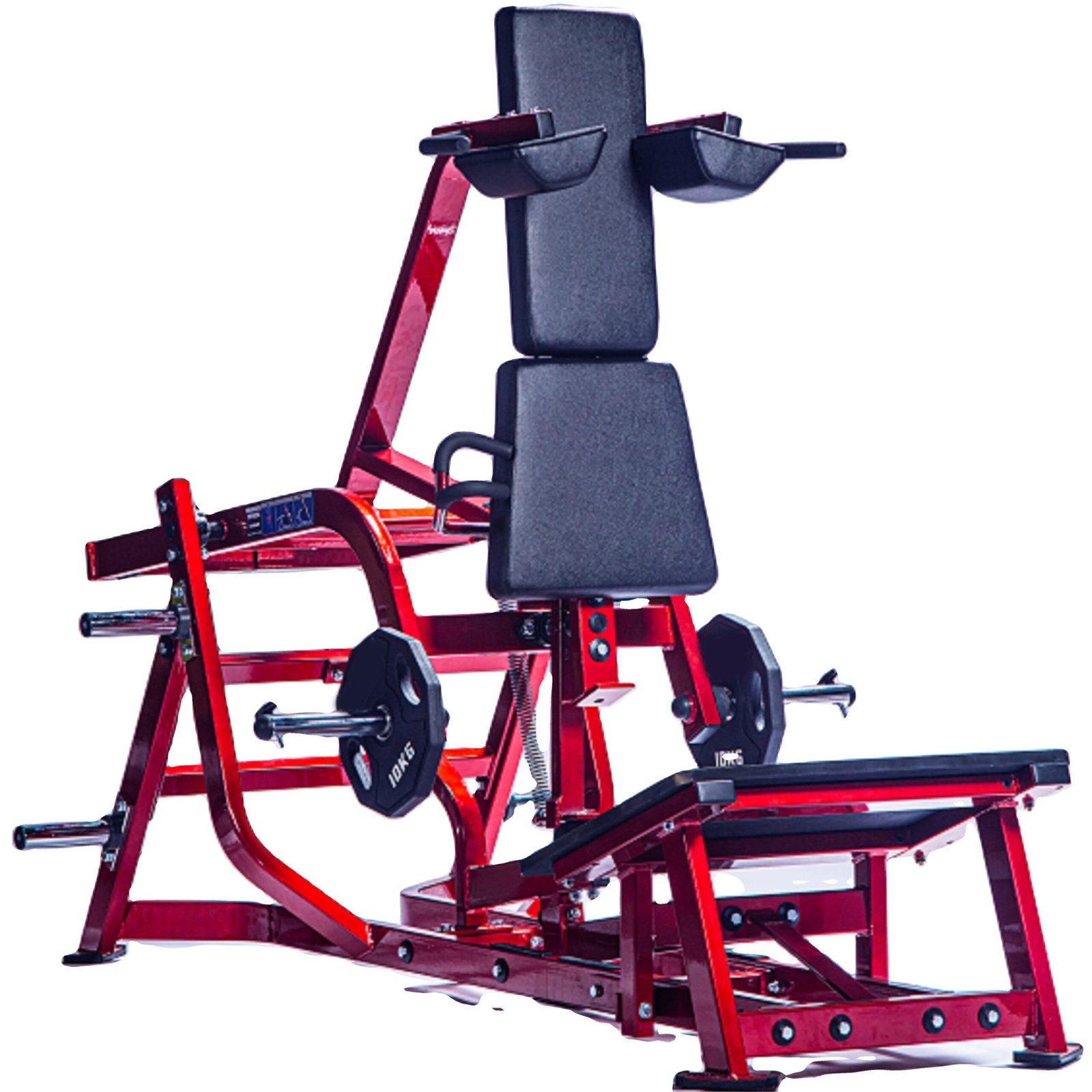 V Squat Machine 200kg Capacity Heavy-Duty Steel for Commercial Gym Strength Training
