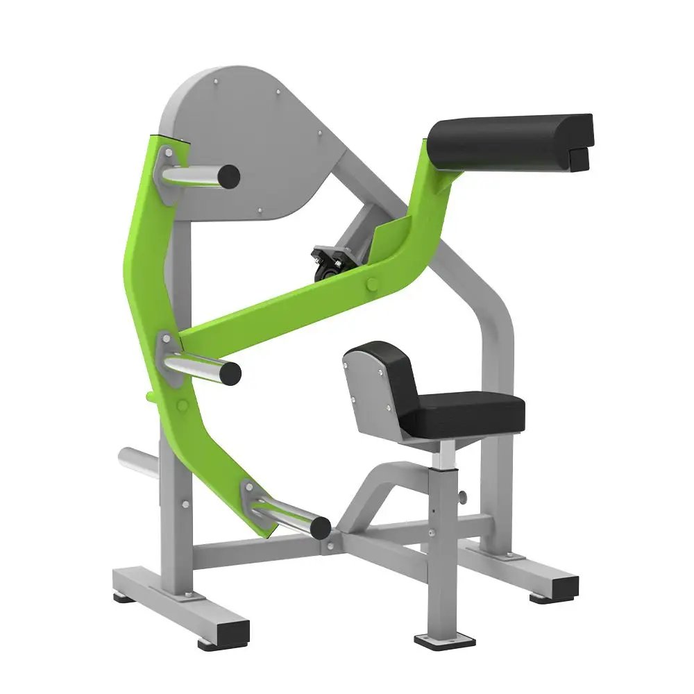 Plated Loaded Abdominal Crunch Machine with 5-100kg Resistance for Commercial Gym Core Training