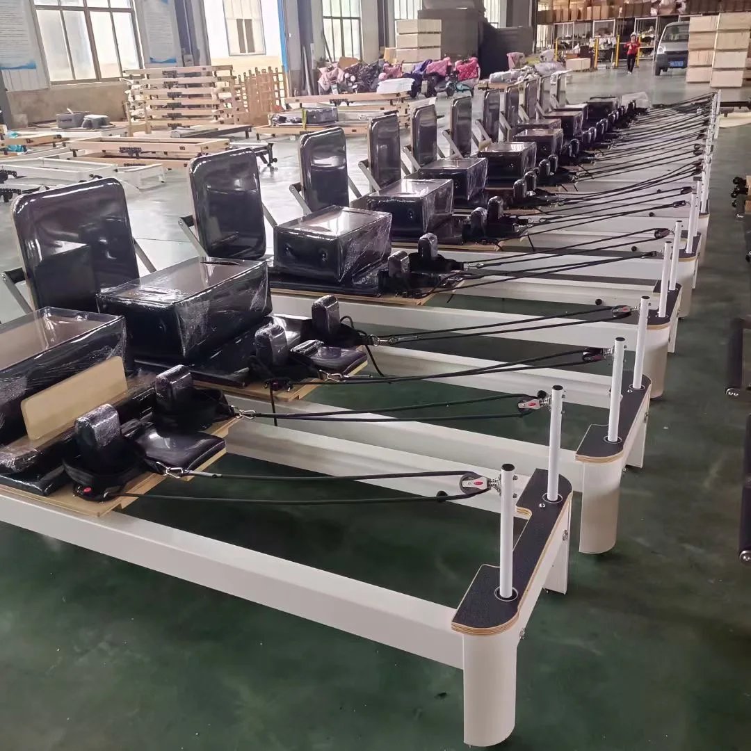 Pilates Reformer Machine Aluminum Alloy Studio Home Use with CE ISO Certification