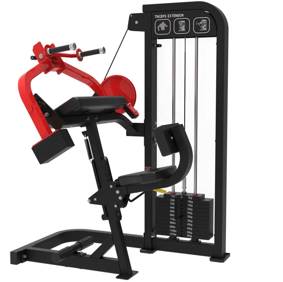 Adjustable Leg Extension Chest Curl Machine 138kg Weight Stack for Home Commercial Gyms