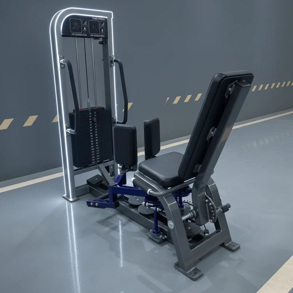 Dual Functional Hip Adductor Abductor Machine Plate Loaded for Commercial Gym Strength Training