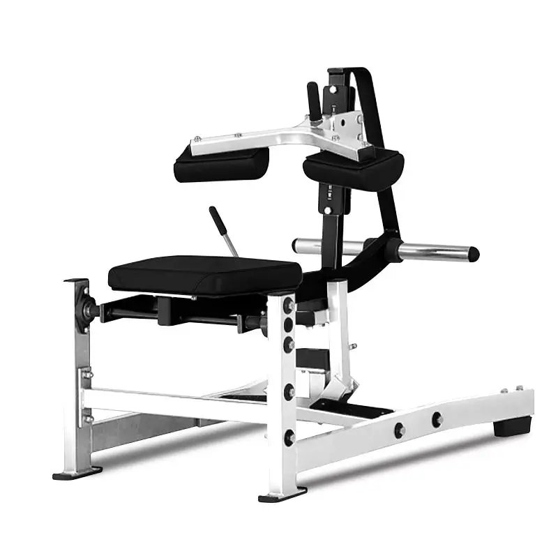 Seated Calf Trainer Plate Loaded Commercial Gym Equipment with High-Density Steel Construction