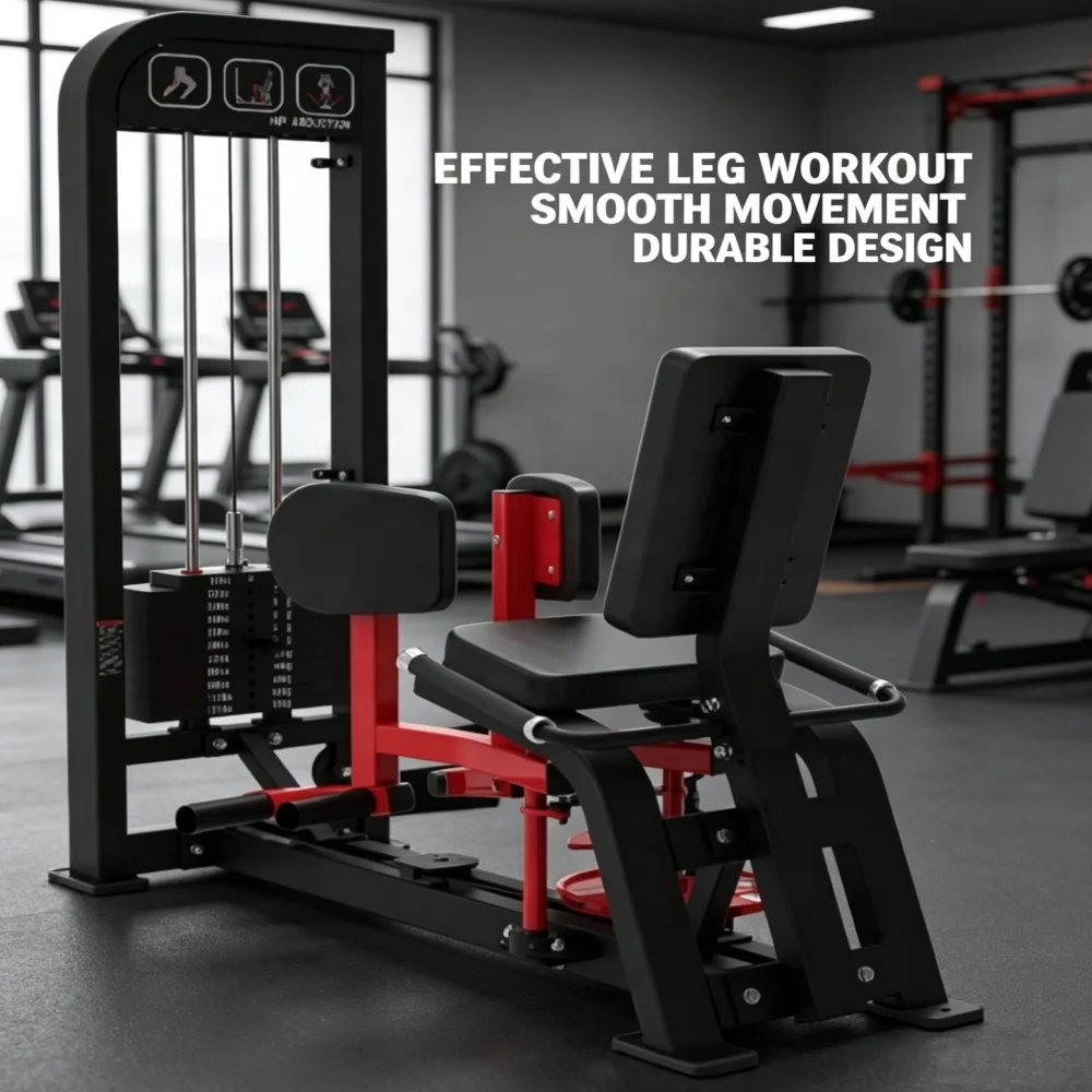 Dual Function Hip Abduction Adduction Machine for Inner Outer Thigh Training Gym