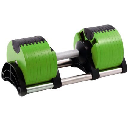Adjustable 40KG 90LB Electroplated Dumbbell Set with Rack for Home Gym Strength Training