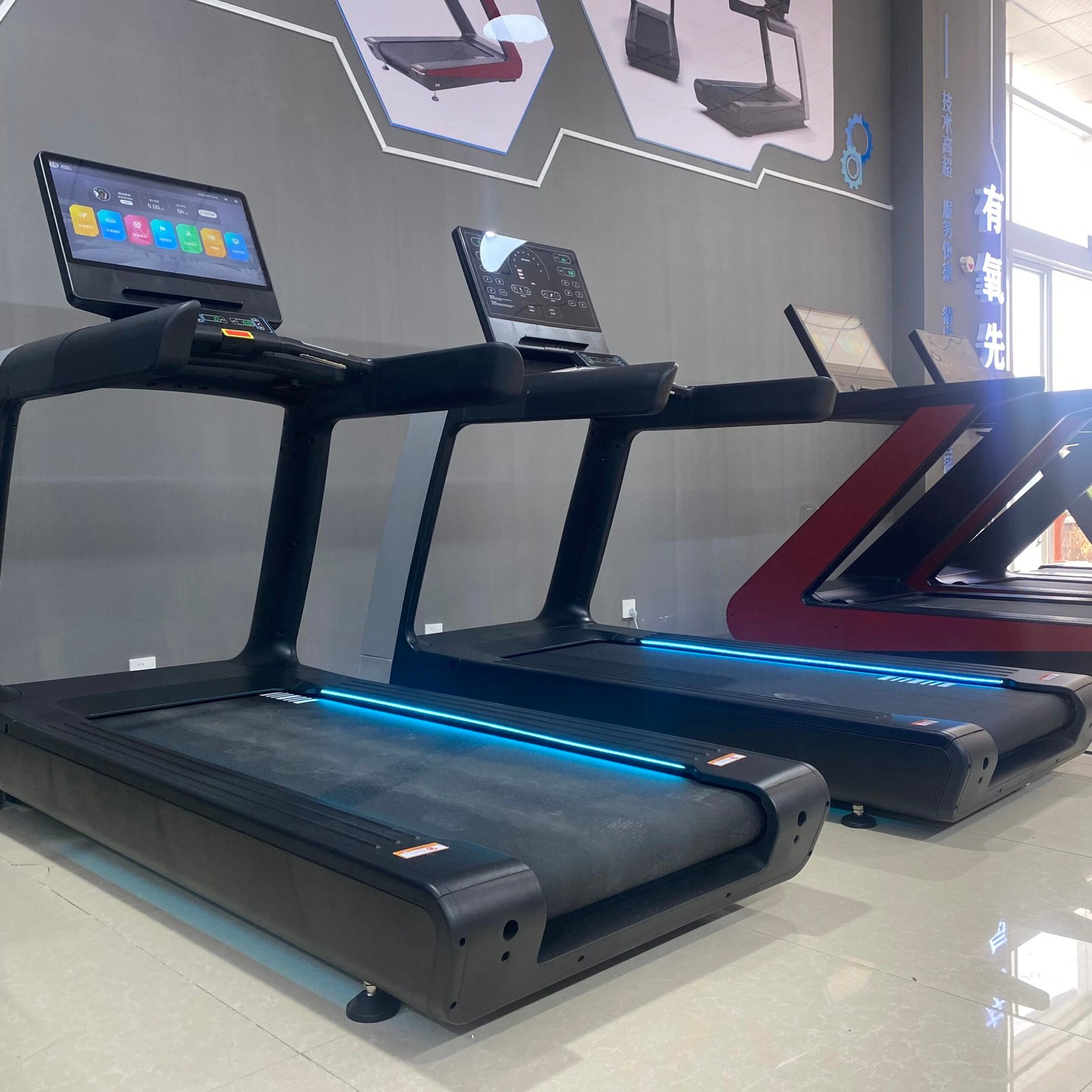 Commercial Electric Treadmill with Luxury LCD Display for Gym Cardio Training - Image 5