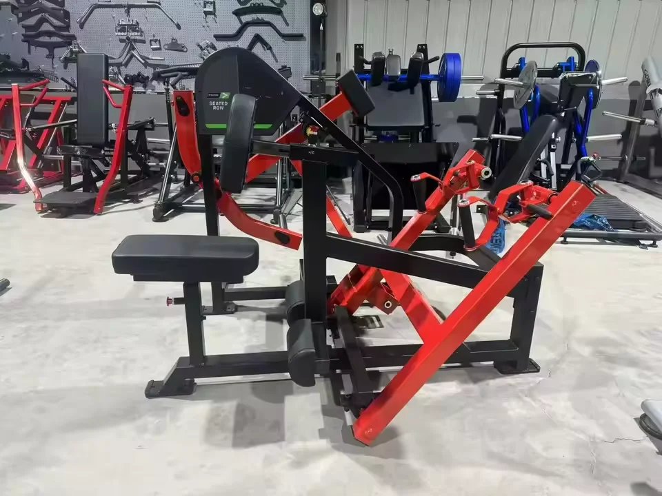 Plated Loaded Seated Row Machine with 300kg Capacity for Commercial Gym Strength Training - Image 6