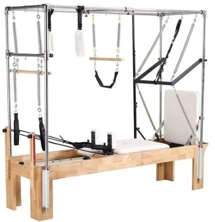 3-in-1 Adjustable Pilates Cadillac Bed with German Springs for Home Yoga & Core Training