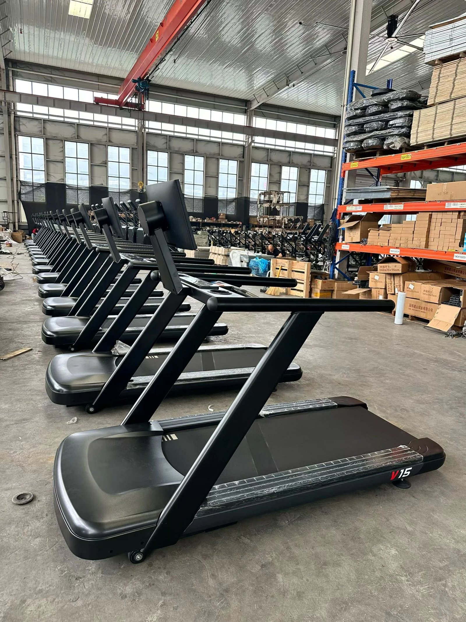 Commercial Treadmill with 360° Rotating LCD Display for Gym Cardio Training - Image 6