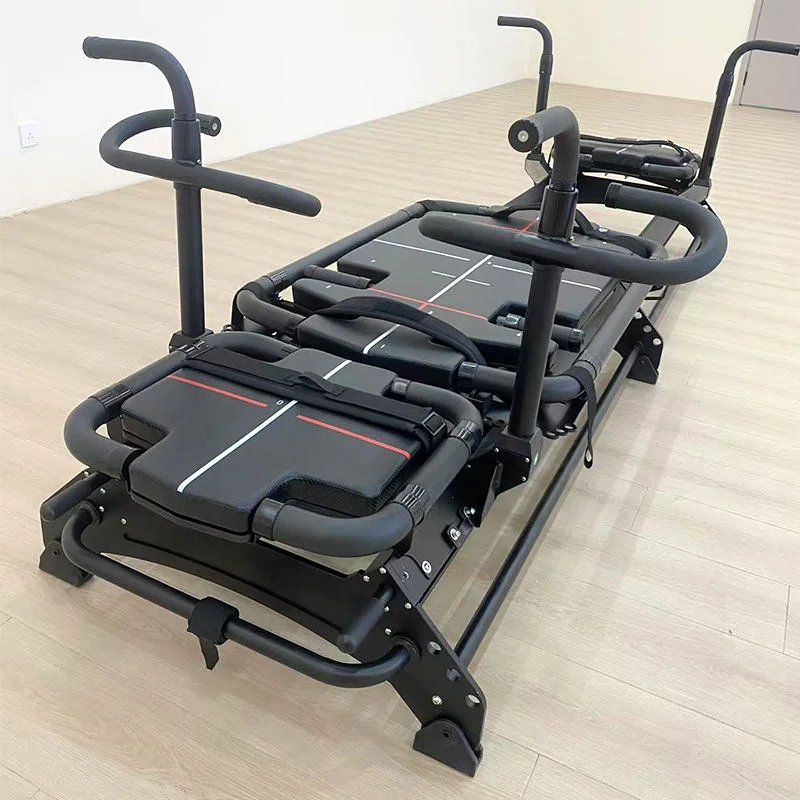 Pilates Reformer Machine Aluminium Alloy 220kg Capacity Core Training Equipment