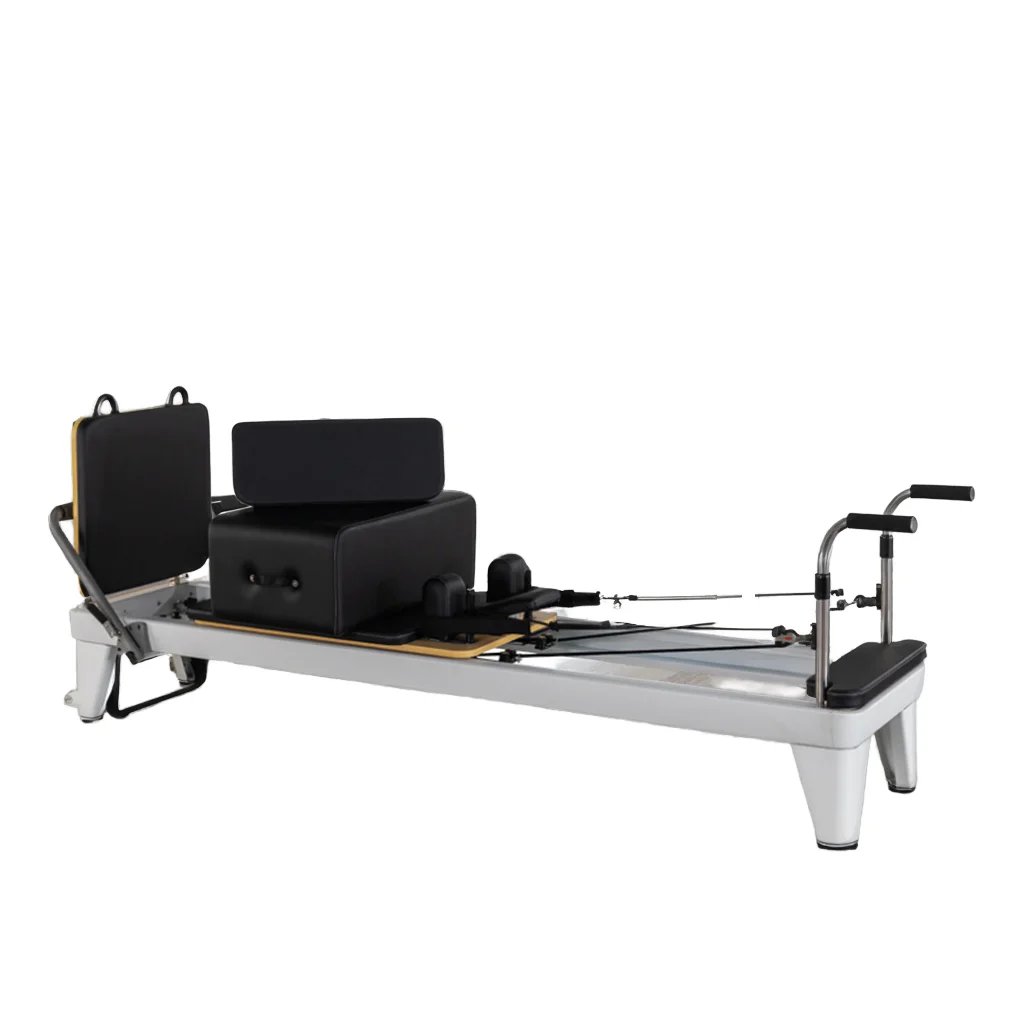 Aluminum Pilates Reformer Machine Adjustable for Studio Use with 3-Year Warranty