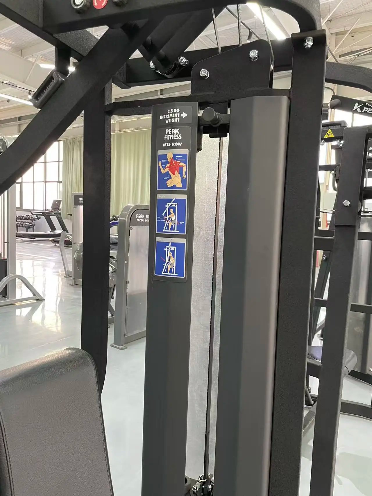 MTS Commercial Seated Row Machine with Mechanical Tracking System for Gym Strength Training - Image 3
