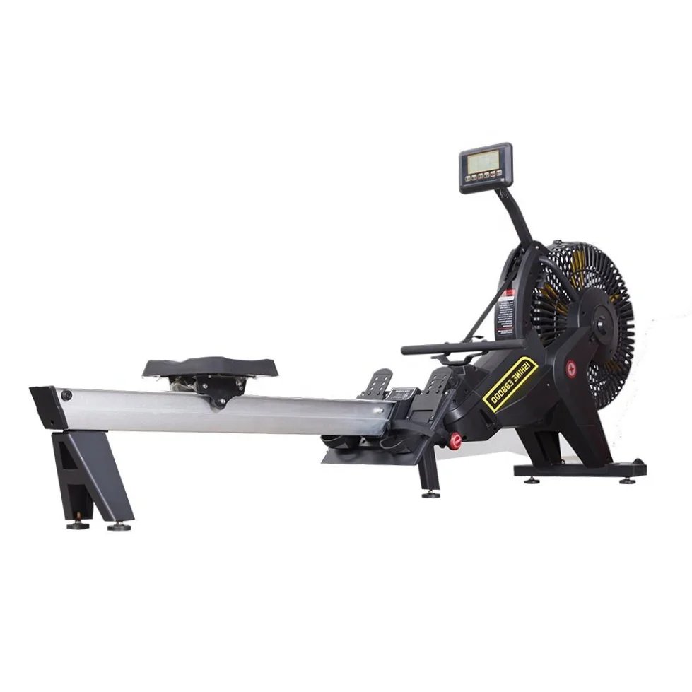 Commercial Gym Air Rower Rowing Machine with 350 lbs Weight Capacity for HIIT Workouts