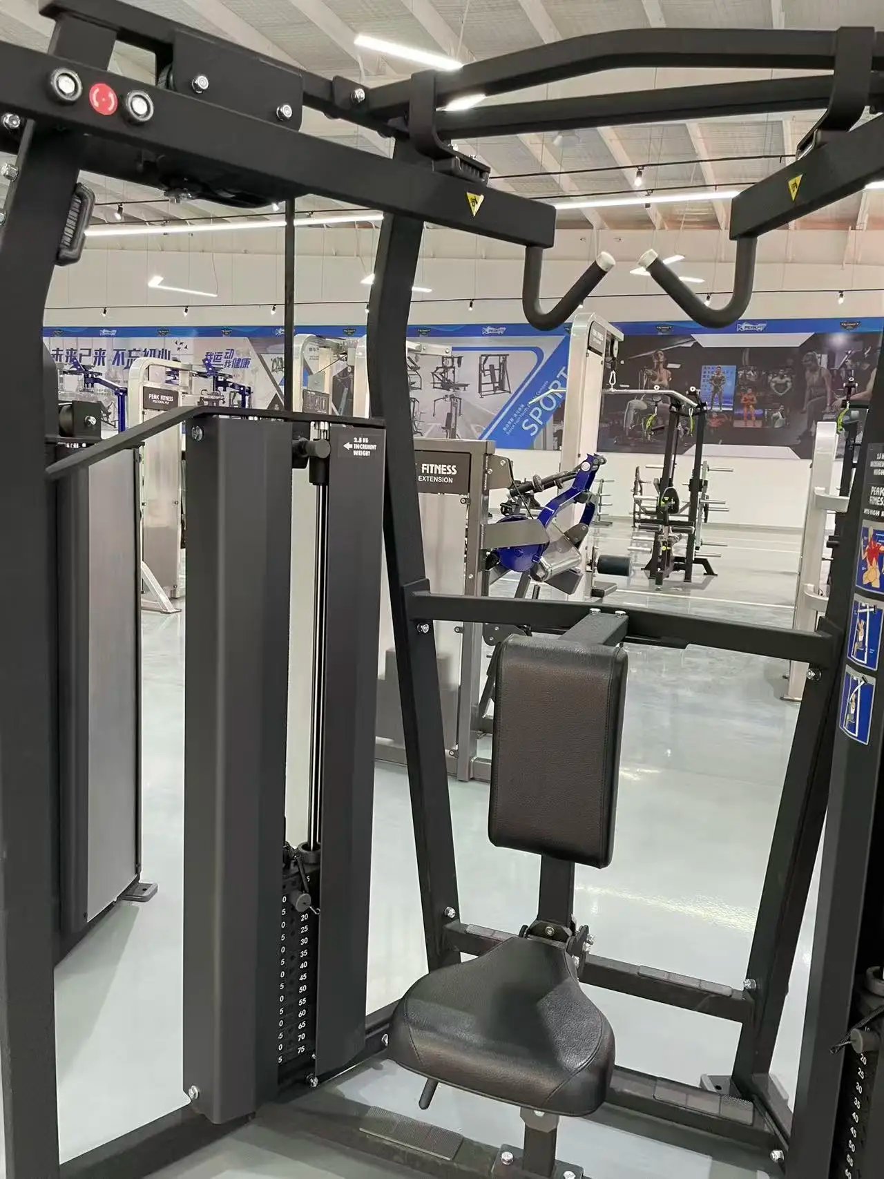 Iso-Lateral High Row Machine for Back Strength Training with 300kg Load Capacity Commercial Gym Equipment - Image 4