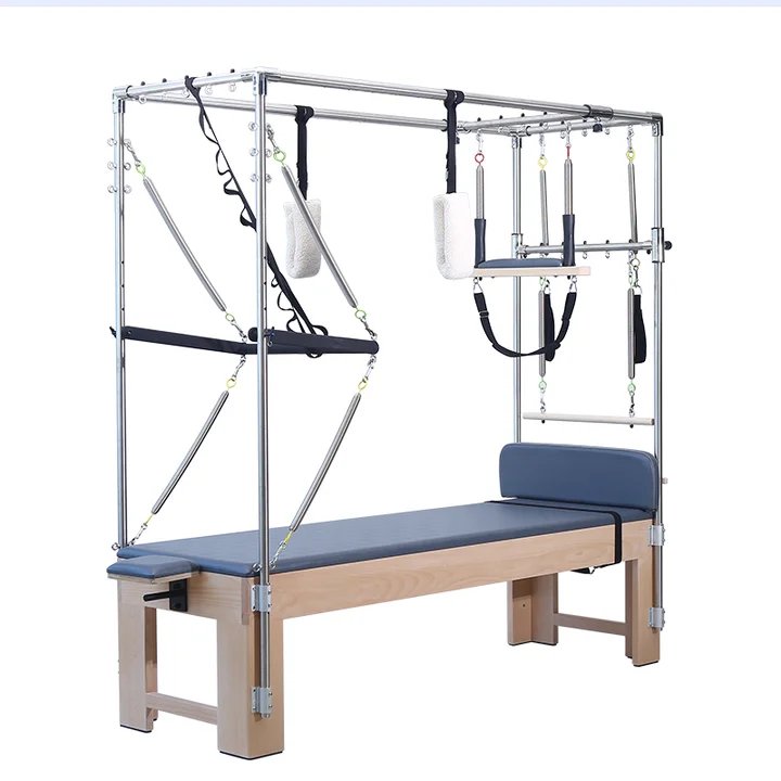 Pilates Reformer Cadillac Bed with German-Imported Springs for Studio Strength Training