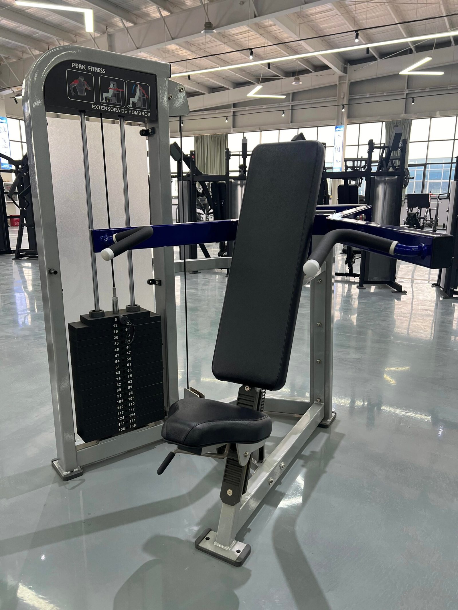 Commercial Shoulder Press Machine 400lbs Capacity for Gym Strength Training