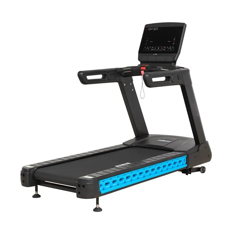 Commercial Heavy Duty Treadmill with 24/7 Gym Use Capacity & Shock Absorption System