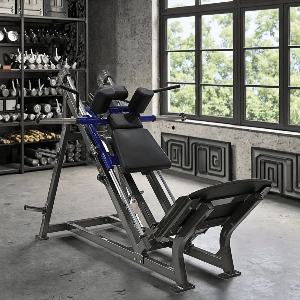 45 Degree Hack Squat Machine Commercial Steel with 229KG Weight for Gym Strength Training - Image 4